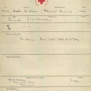 Soldier packet page