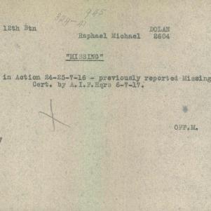 Soldier packet page