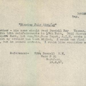 Soldier packet page
