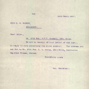 Soldier packet page