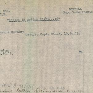 Soldier packet page