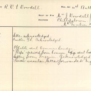 Soldier packet page