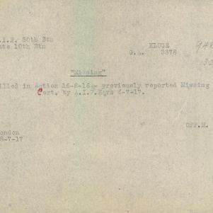 Soldier packet page