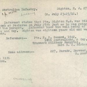Soldier packet page