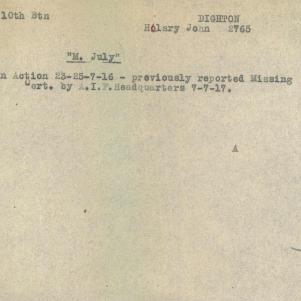 Soldier packet page