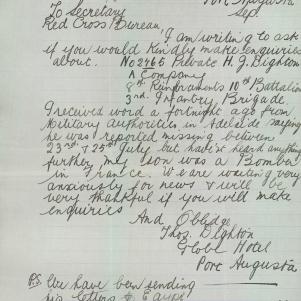 Soldier packet page