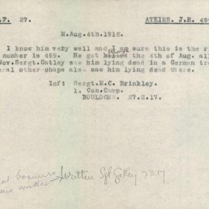Soldier packet page