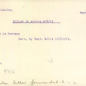Soldier packet page