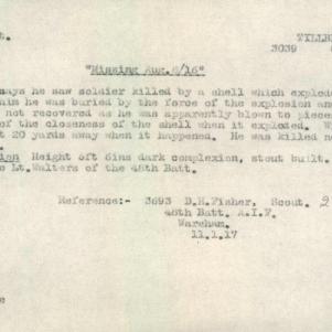 Soldier packet page