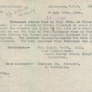 Soldier packet page