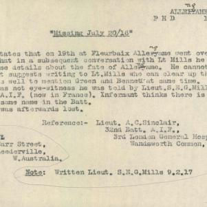 Soldier packet page