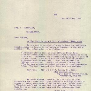 Soldier packet page