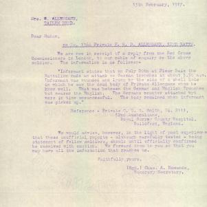 Soldier packet page