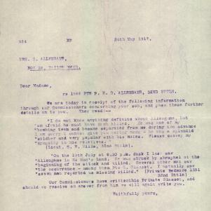 Soldier packet page