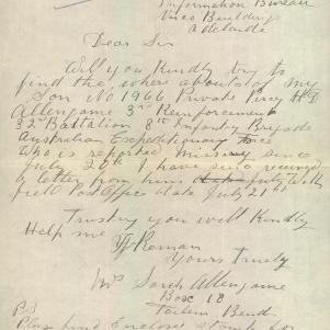 Soldier packet page