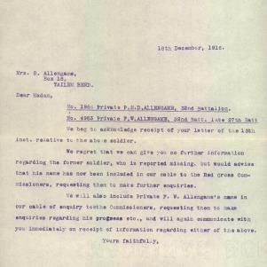 Soldier packet page