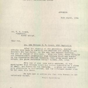 Soldier packet page