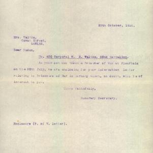 Soldier packet page