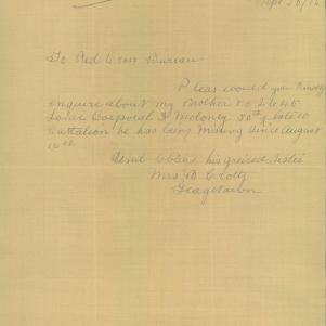 Soldier packet page
