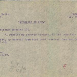 Soldier packet page