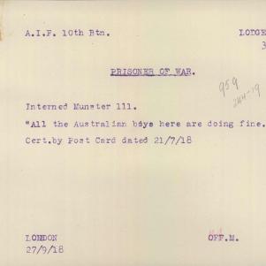 Soldier packet page