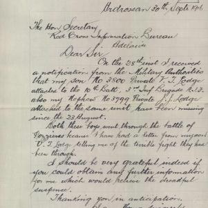 Soldier packet page