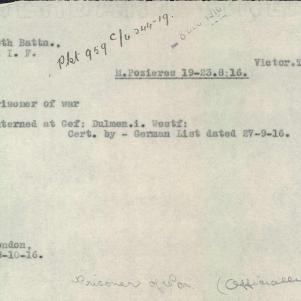 Soldier packet page