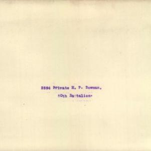 Soldier packet page
