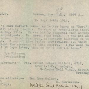 Soldier packet page