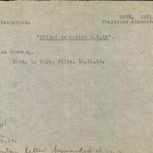 Soldier packet page