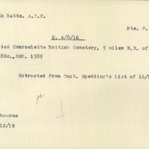 Soldier packet page