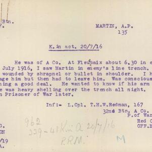 Soldier packet page