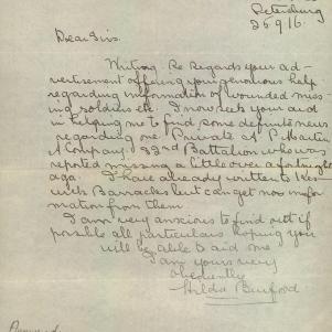 Soldier packet page