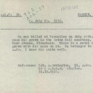 Soldier packet page
