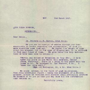 Soldier packet page
