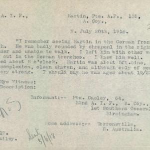 Soldier packet page