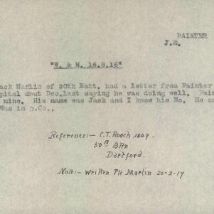 Soldier packet page