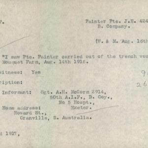Soldier packet page