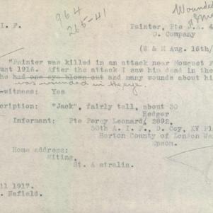 Soldier packet page