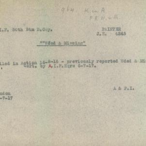 Soldier packet page