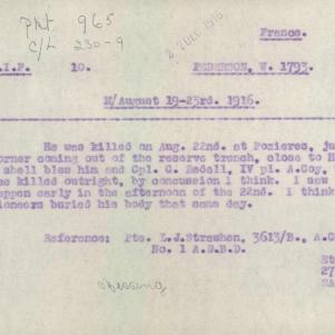Soldier packet page