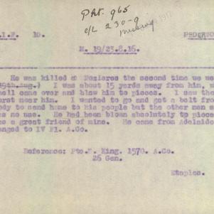 Soldier packet page