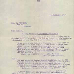 Soldier packet page