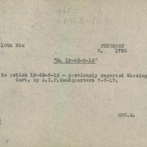Soldier packet page