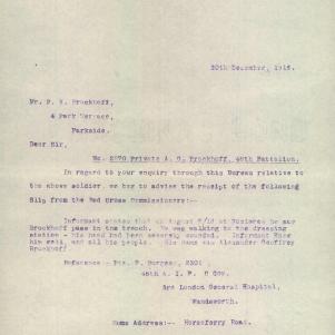 Soldier packet page