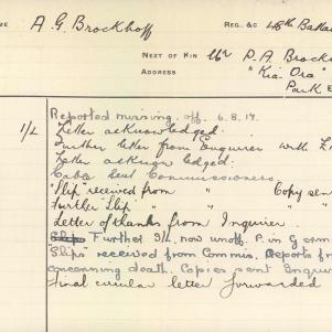 Soldier packet page