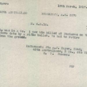 Soldier packet page