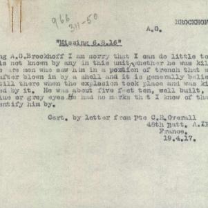 Soldier packet page