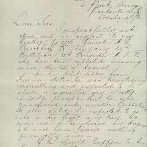 Soldier packet page