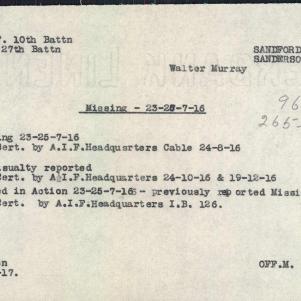 Soldier packet page